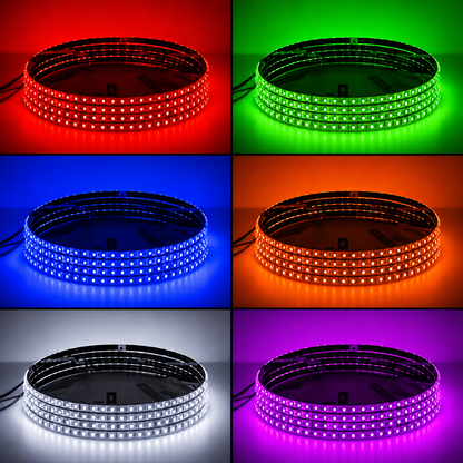 LED Wheel Light 4x Rings