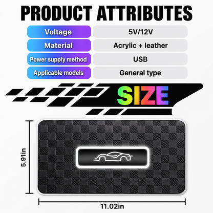 Universal Custom RGB LED Car Mats
