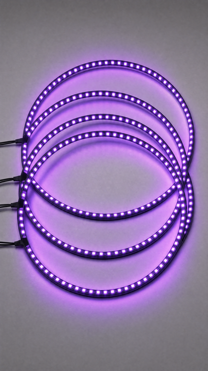 LED Wheel Light 4x Rings