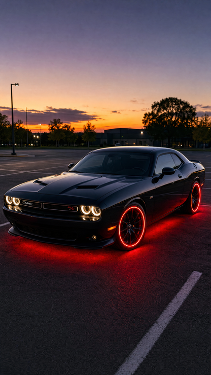 LED Wheel Light 4x Rings
