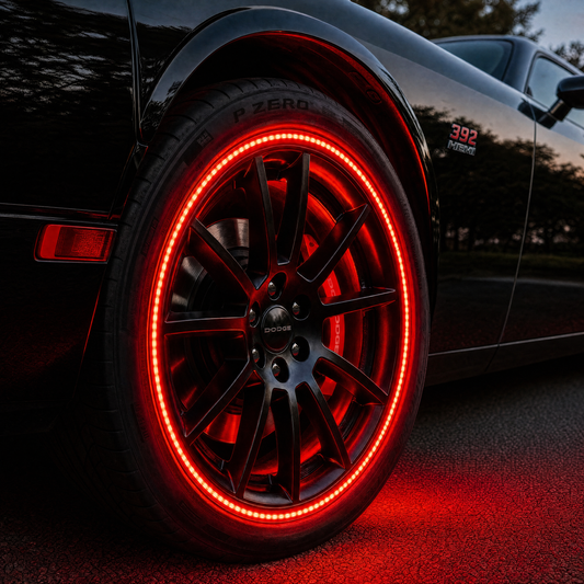 LED Wheel Light 4x Rings